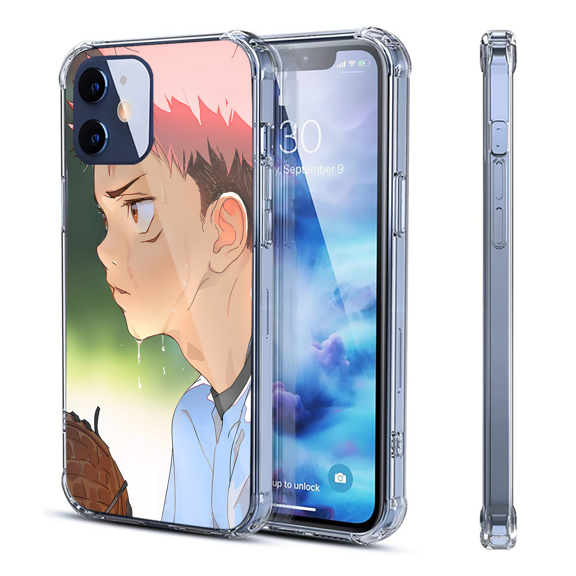 （画像用） 呪術廻戦 Jujutsu Kaisen 【iPhone 12シリーズ対応】透明スマホケース（クリアソフトケース）